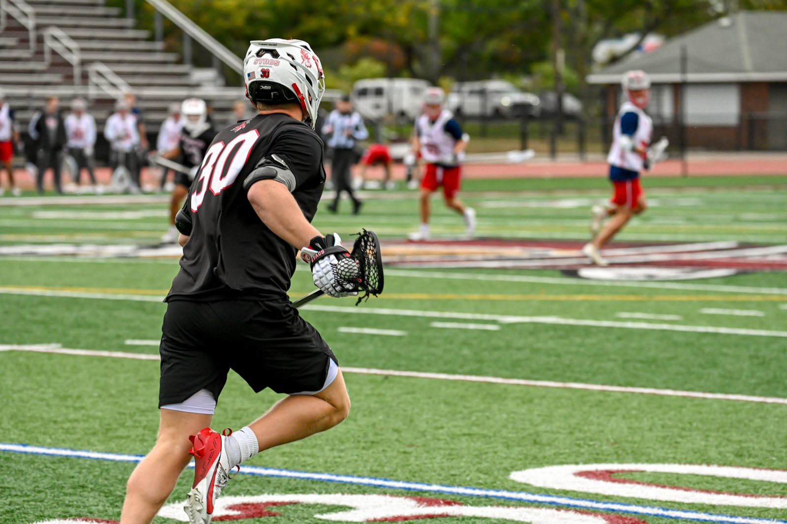 Sprinting on the field