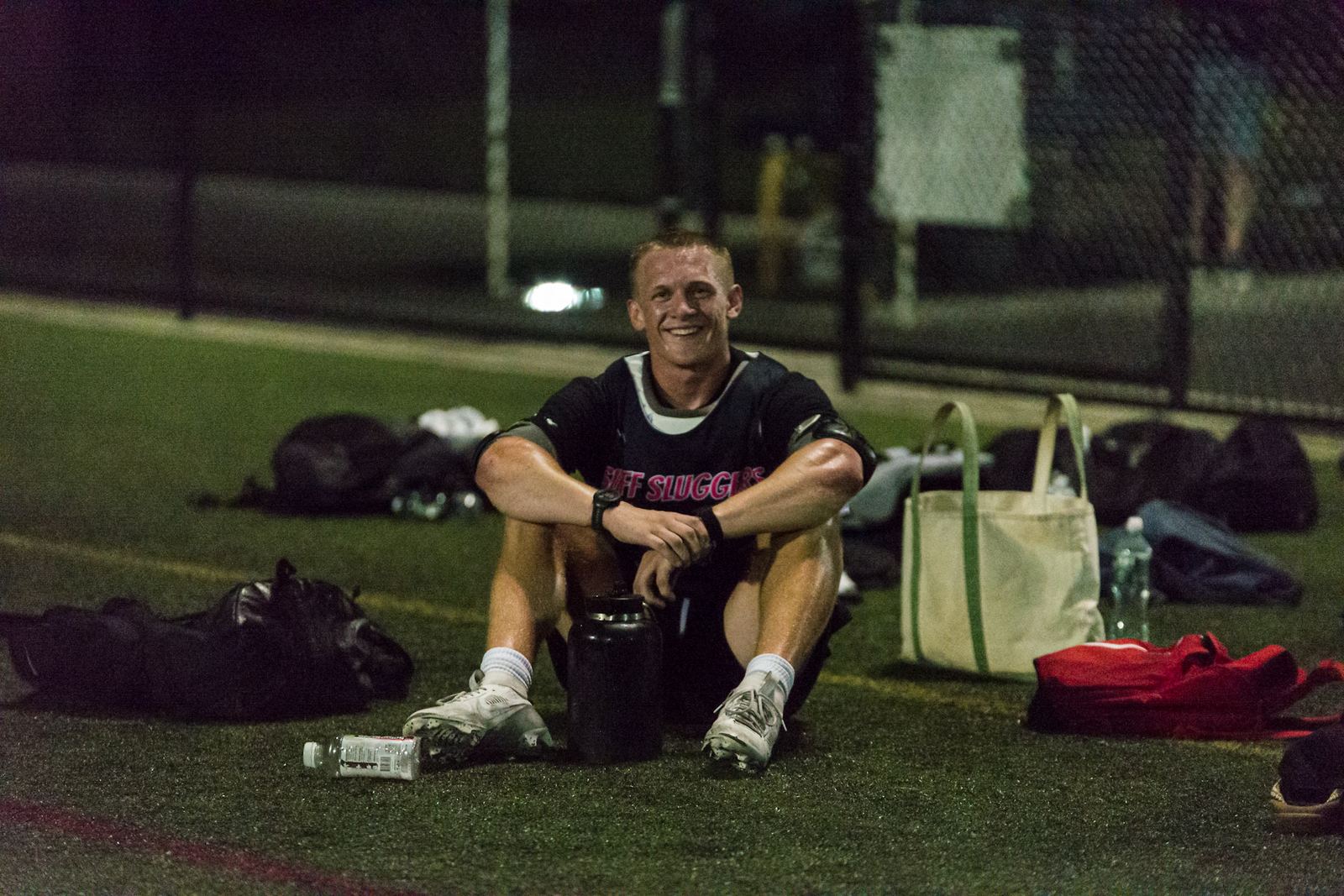 On the sidelines